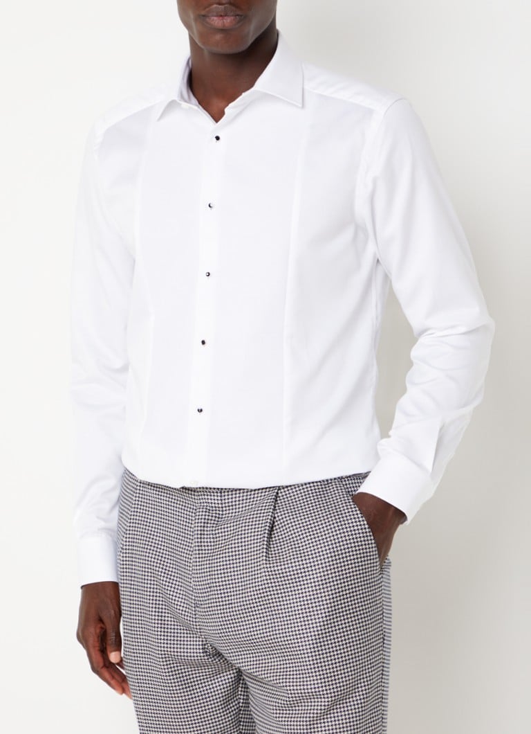 Reiss - Marcel slim fit overhemd met stretch - Wit