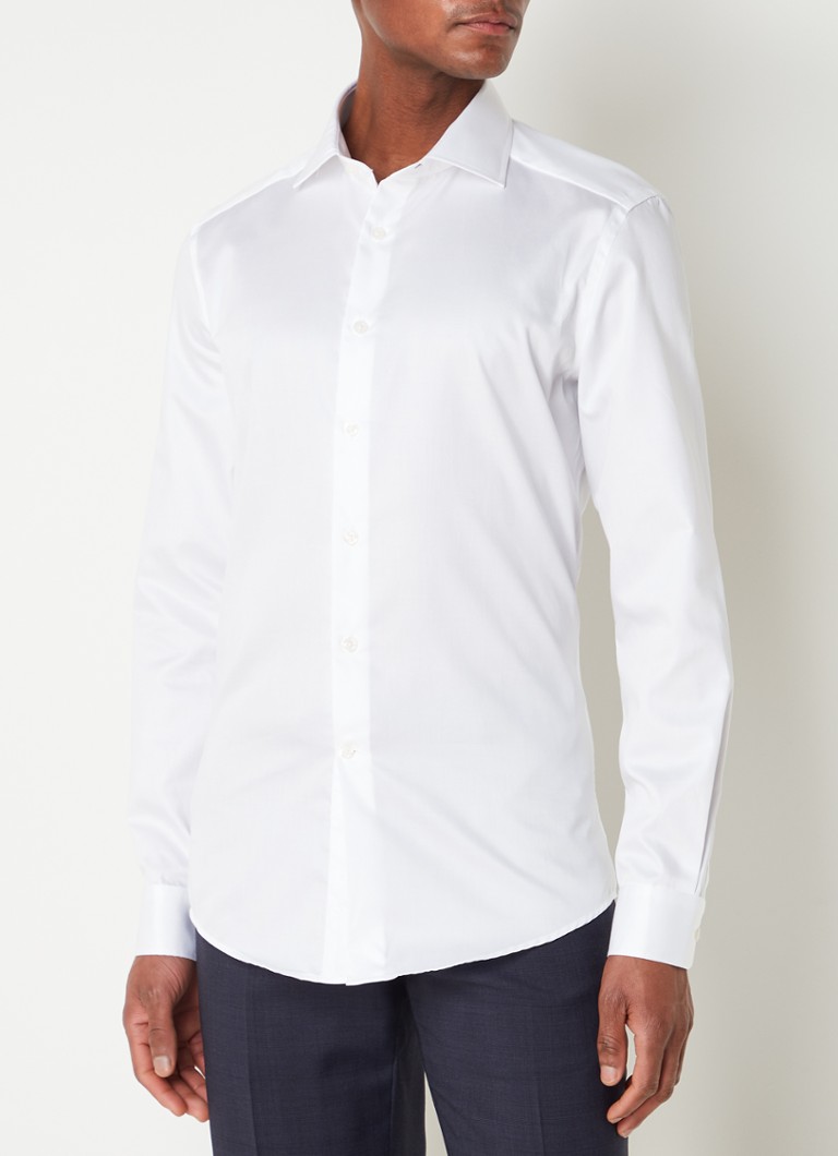 Inhalen Voorstellen Betrouwbaar Reiss Remote slim fit blouse van katoen • Wit • de Bijenkorf