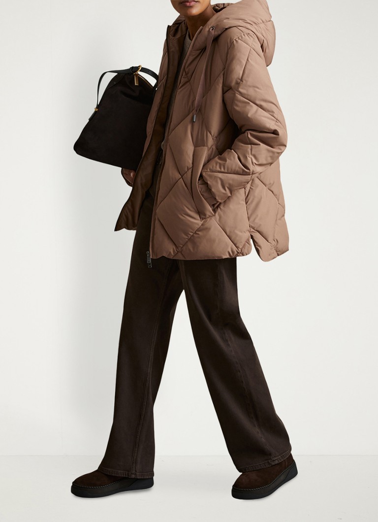 Reiss Thea gewatteerd jack met quilt patroon en steekzakken