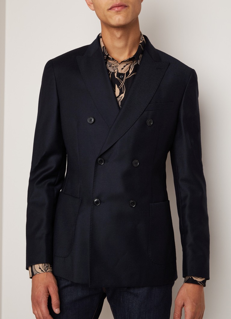 Reiss - Woking slim fit colbert van wol - Donkerblauw