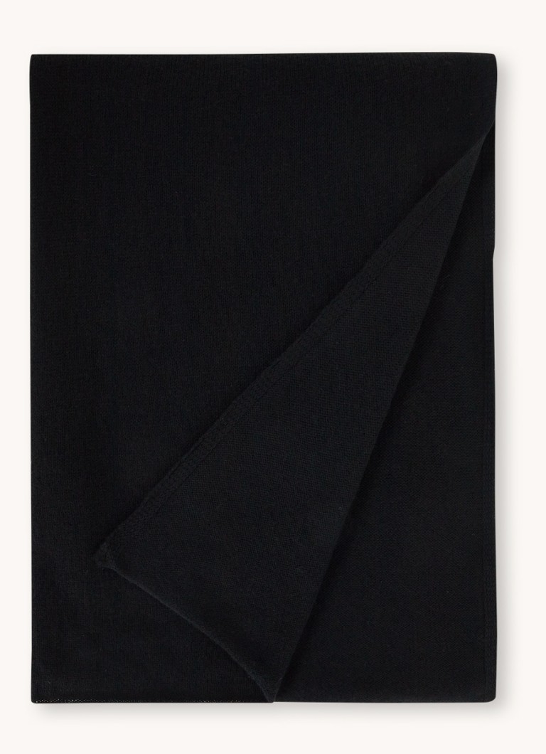 Repeat - Sjaal van kasjmier 200 x 75 cm - Zwart