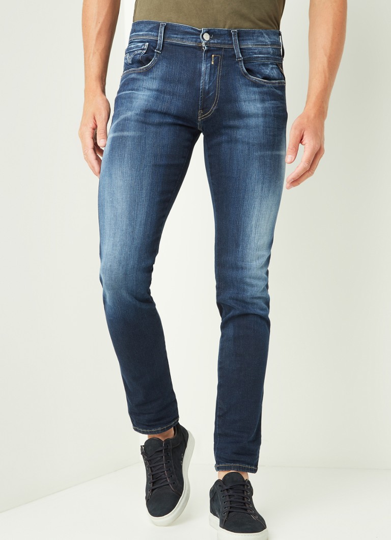 Replay - Anbass slim fit jeans met stretch - Jeans