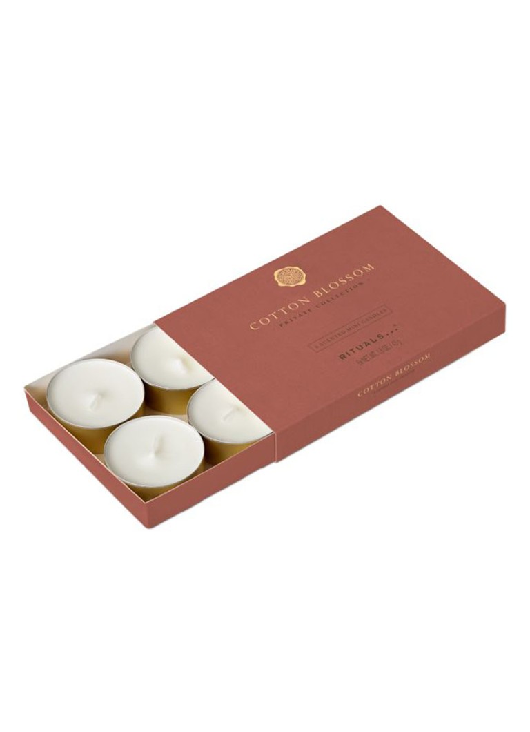 Bougie Parfumée Rituals – Cotton Blossom, Blanche, Mèche Standard, Neuve