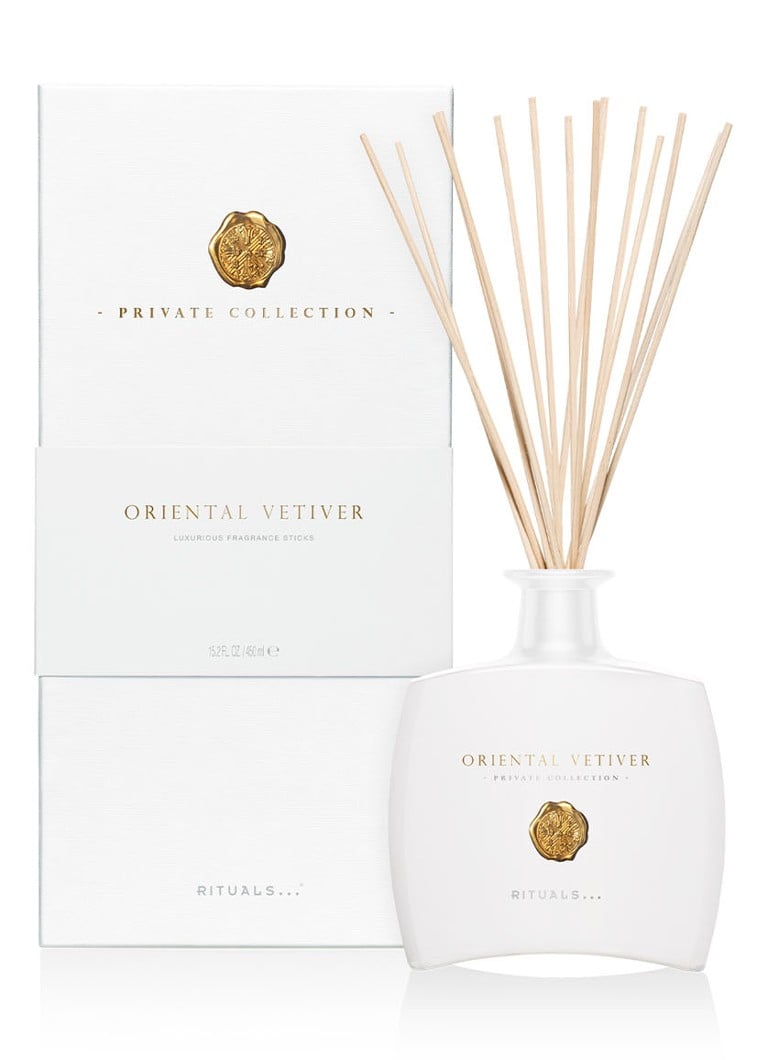 Rituals - Oriental Vetiver Fragrance Sticks luxe geurstokjes 450 ml - Wit