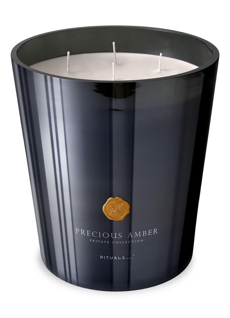 Rituals - Precious Amber XXXL geurkaars 6000 gram - Zwart