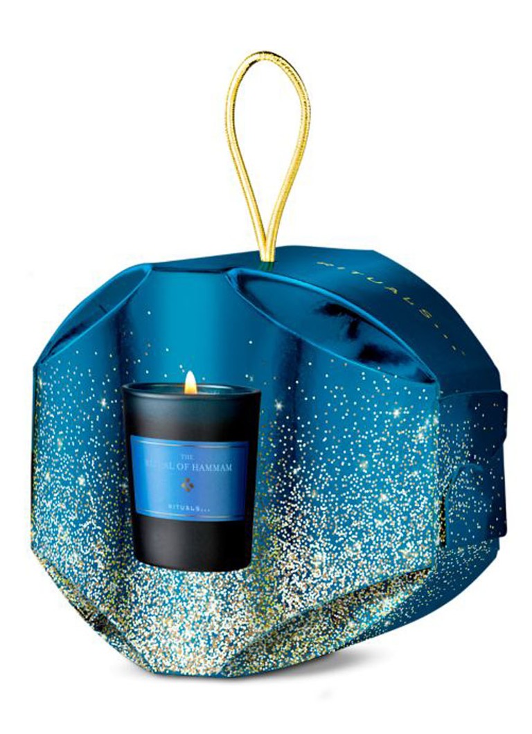 Rituals Ritual Of Hammam Xmas Ornament Geurkaars • Turquoise • De