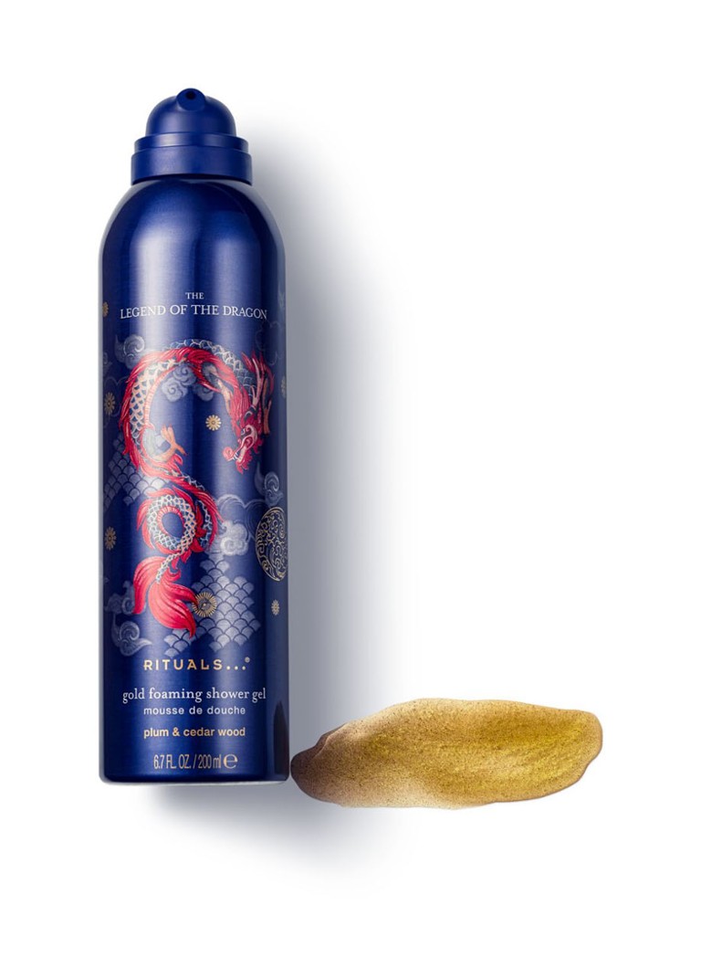 Rituals The Legend Of The Dragon Gold Foaming Shower Gel - Limited Edition  schuimende douchegel