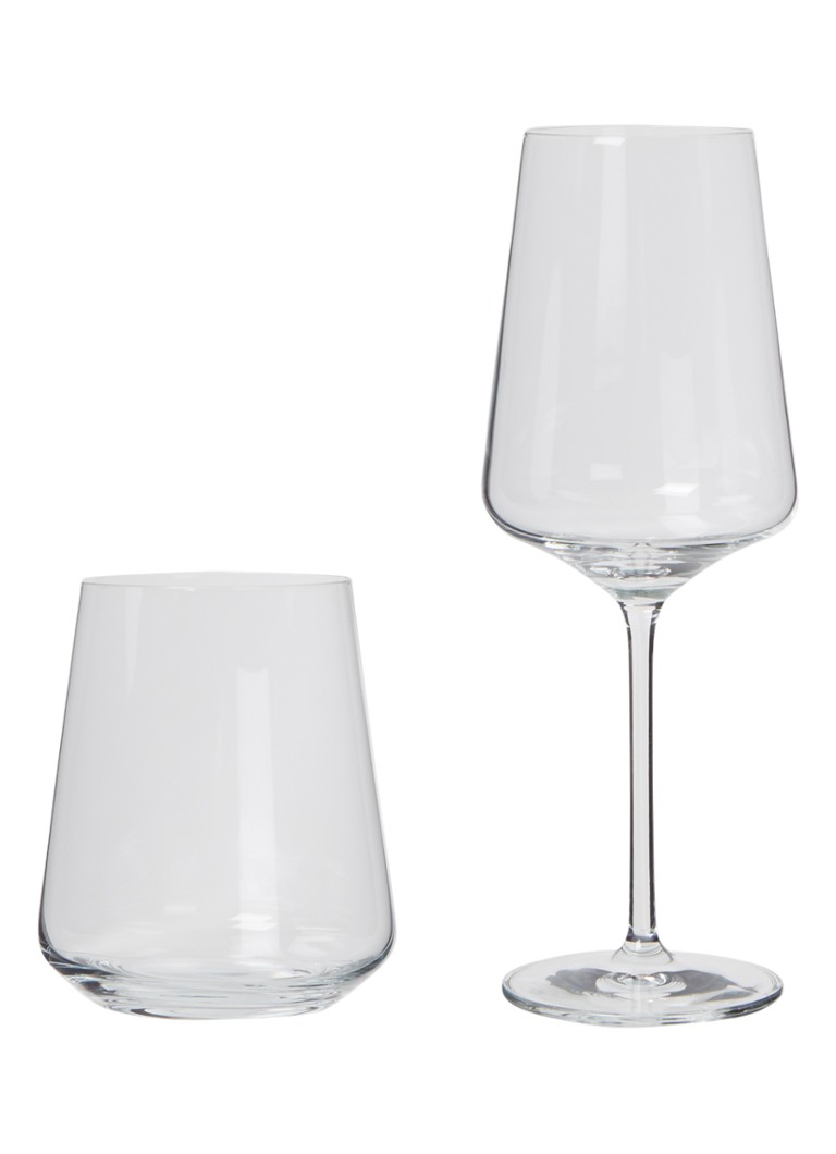 Ritzenhoff - Julie witte wijn- en waterglas set van 12 - Transparant