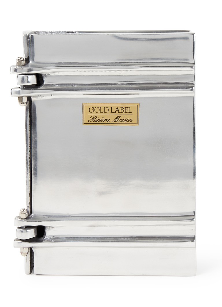 Maison Book Box opbergdoos 22,5 cm Zilver • Bijenkorf