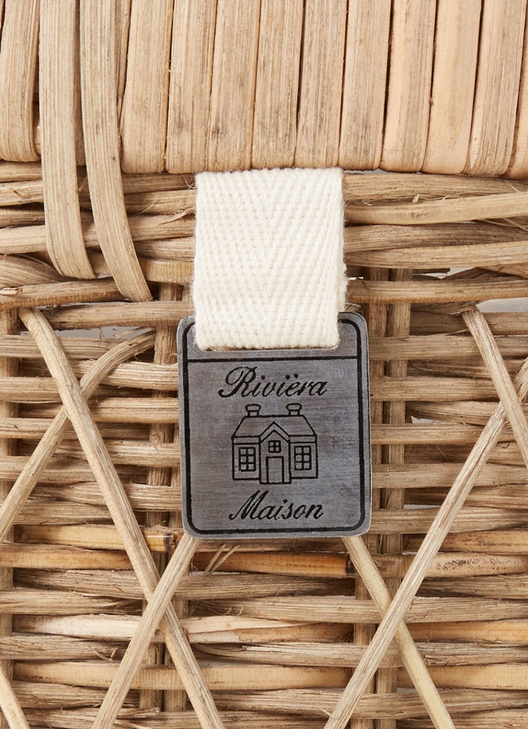 Rivièra Maison Rustic Rattan Diamond Weave M bloempot van rotan voor binnen 25 cm Bruin • de Bijenkorf