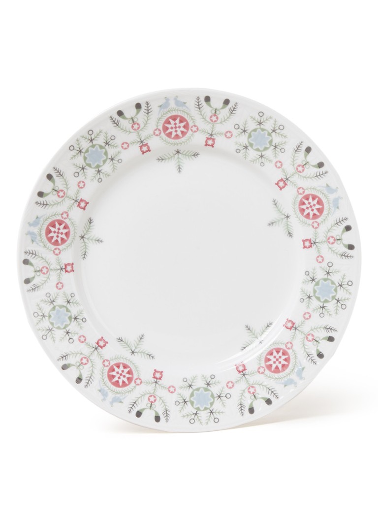 Rorstrand Swedish Grace Winter Ontbijtbord 21 Cm Gebroken Wit