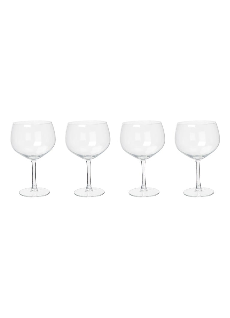 Royal Leerdam - Gin Tonic cocktailglas set van 4 - Transparant