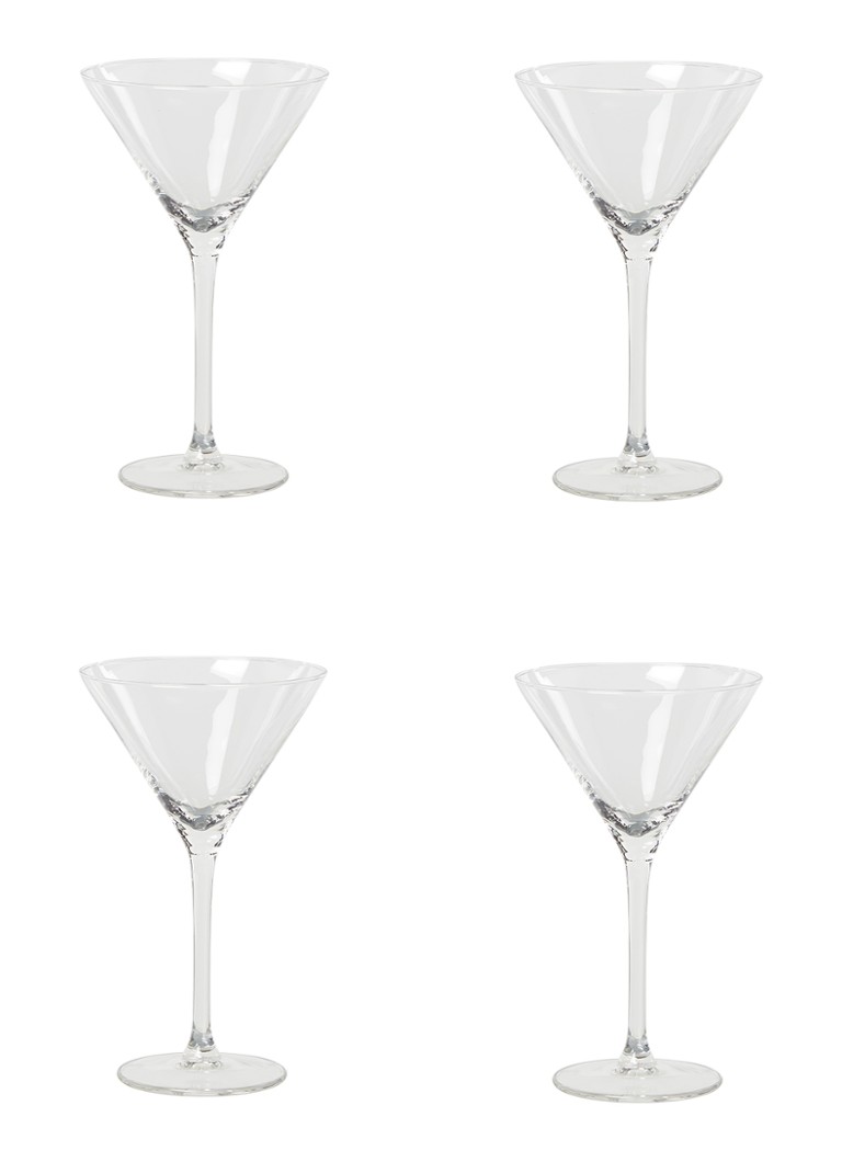 Socialisme Concessie paneel Royal Leerdam Martini cocktailglas set van 4 • Transparant • de Bijenkorf