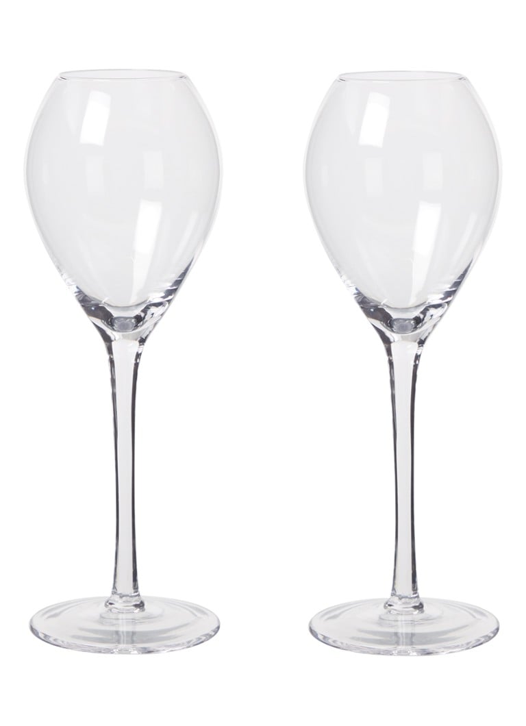 Sagaform - Saga champagneglas 20 cl set van 2  - Transparant