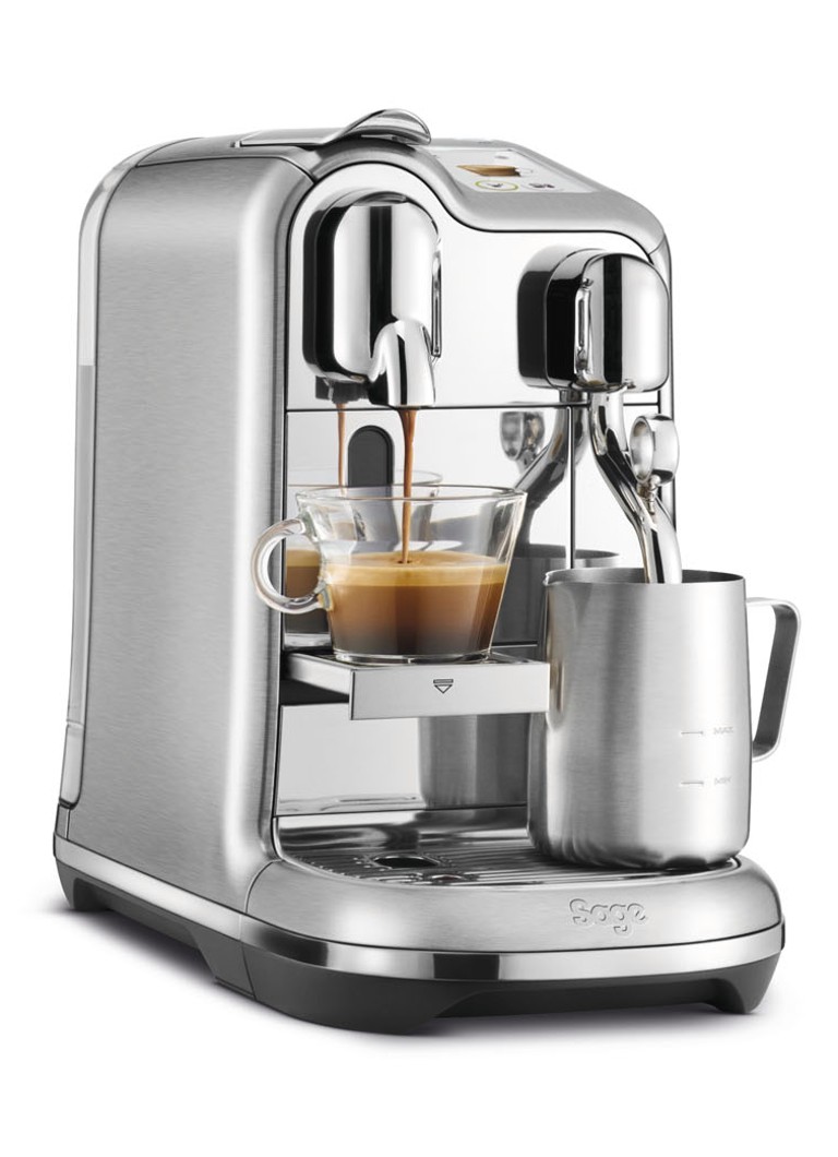 luchthaven Makkelijk te gebeuren Productiviteit Sage Creatista Pro Nespresso machine SNE900BSS • Zilver • de Bijenkorf