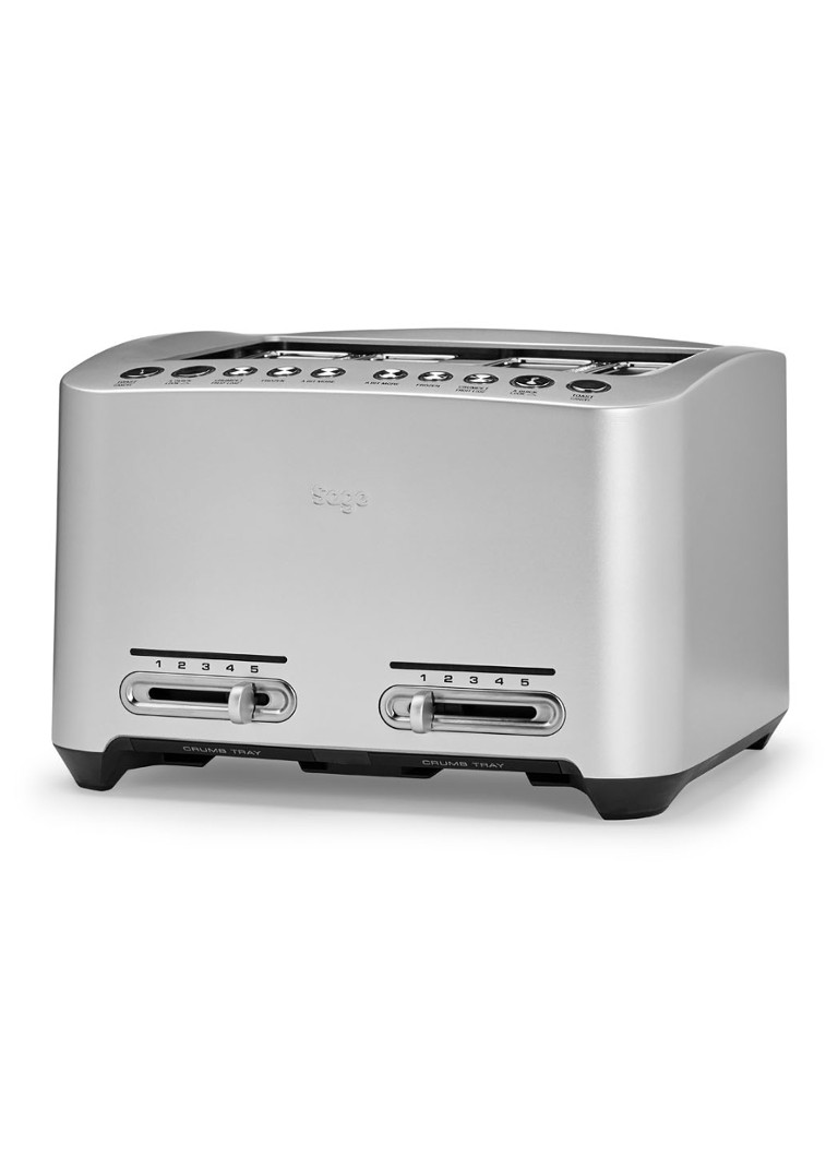 Sage Smart Toast broodrooster 4slots BTA845 • Zilver • de Bijenkorf