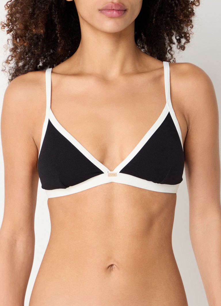 Sam Friday - Lana triangel bikinitop met uitneembare vulling - Zwart