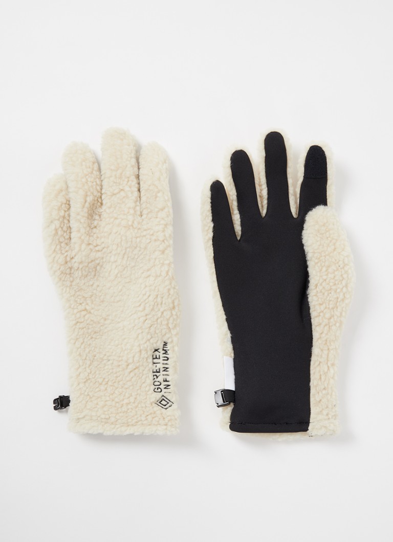 SAMSØE SAMSØE - Chan handschoenen van teddy met touchscreen functie - Zand