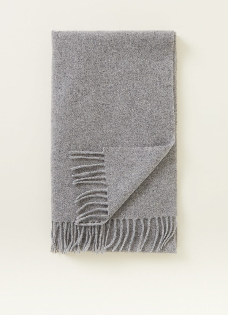 SAMSØE SAMSØE - Efin sjaal in kasjmierblend 180 x 50 cm - Middengrijs