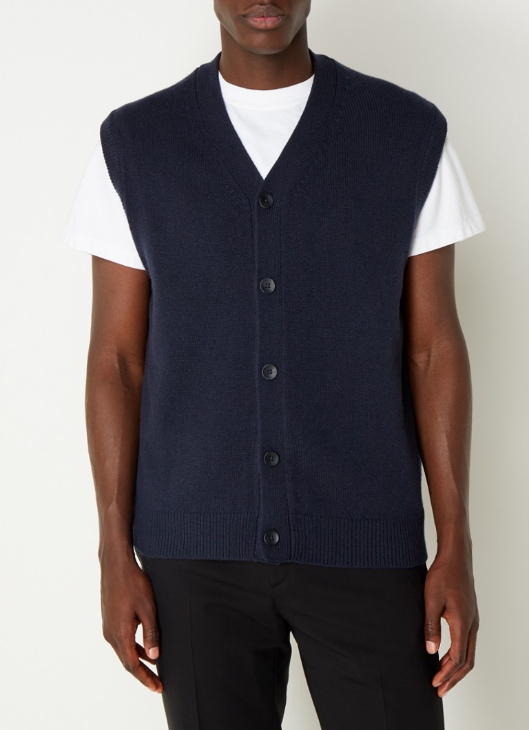 WE Fashion fijngebreid vest groen | wehkamp