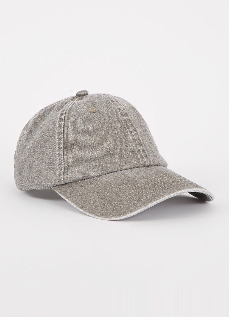 SAMSØE SAMSØE - Pet van denim met logoborduring - Zand