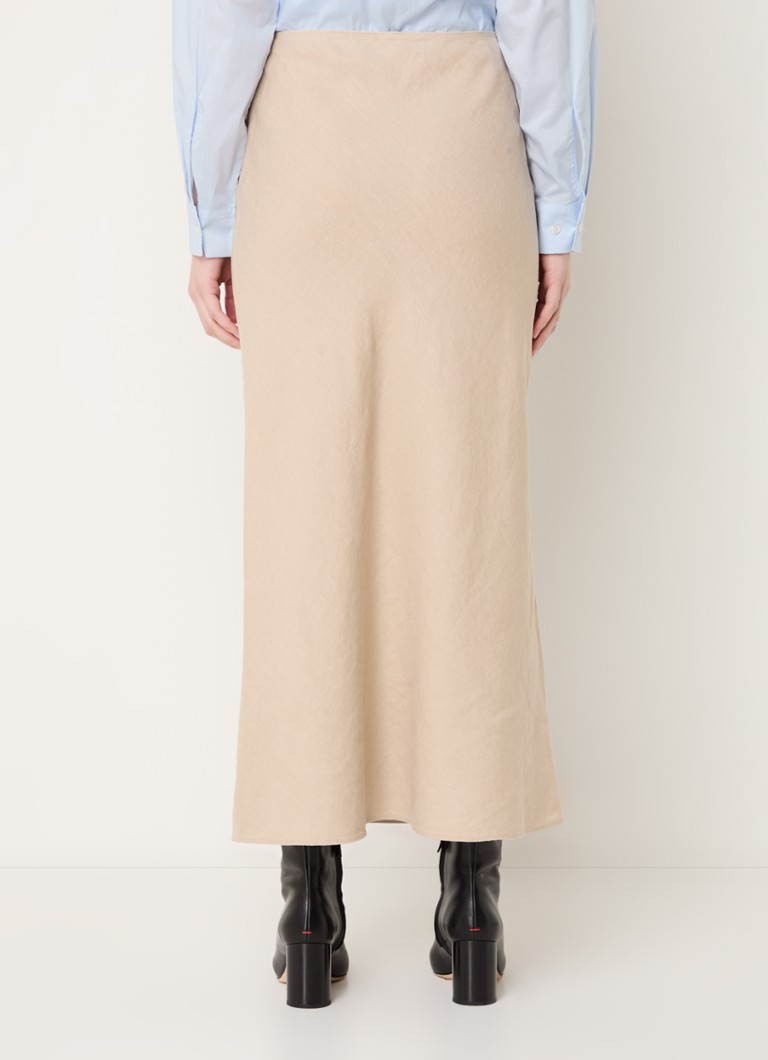 SAMSØE SAMSØE Saagneta maxi rok van linnen