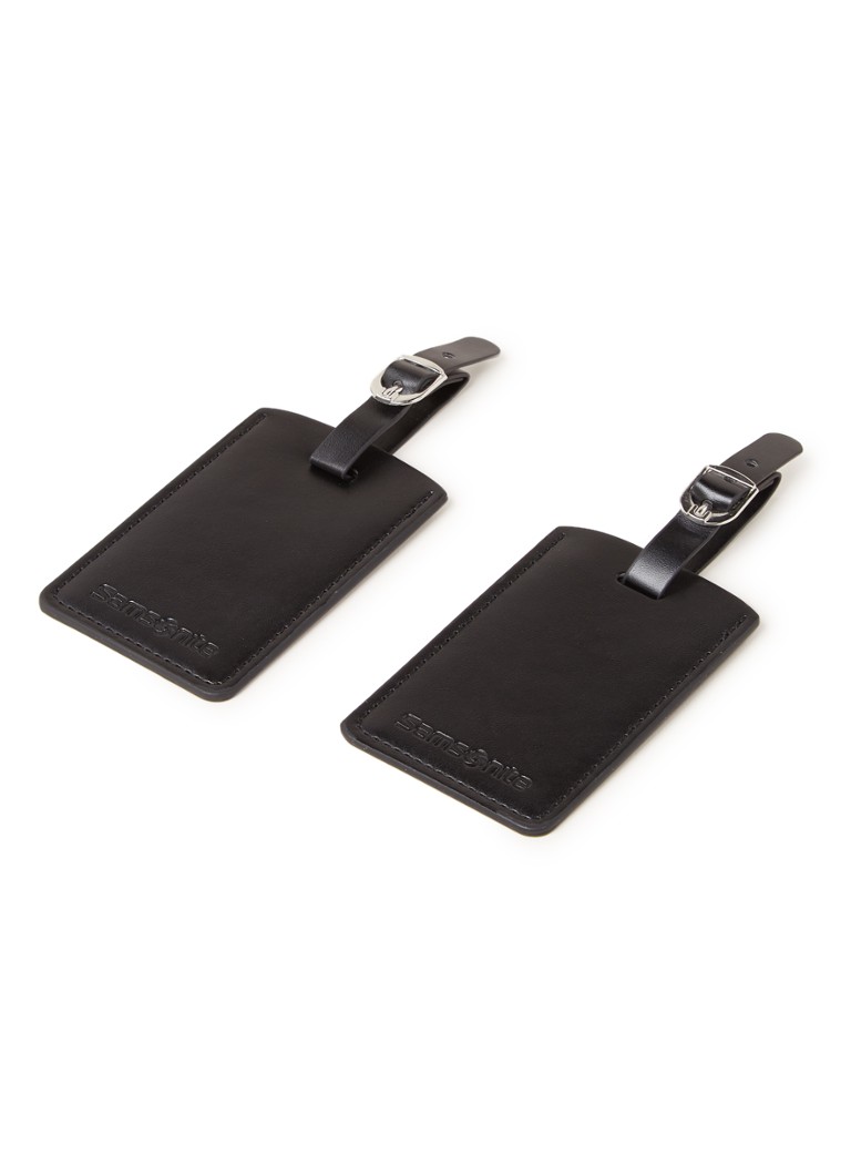 Samsonite Travel Accessories bagagelable set van 2 • Zwart • de Bijenkorf
