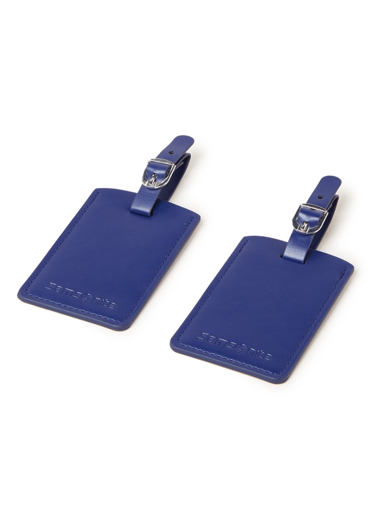 Samsonite - Travel Accessories bagagelable set van 2 - Kobaltblauw