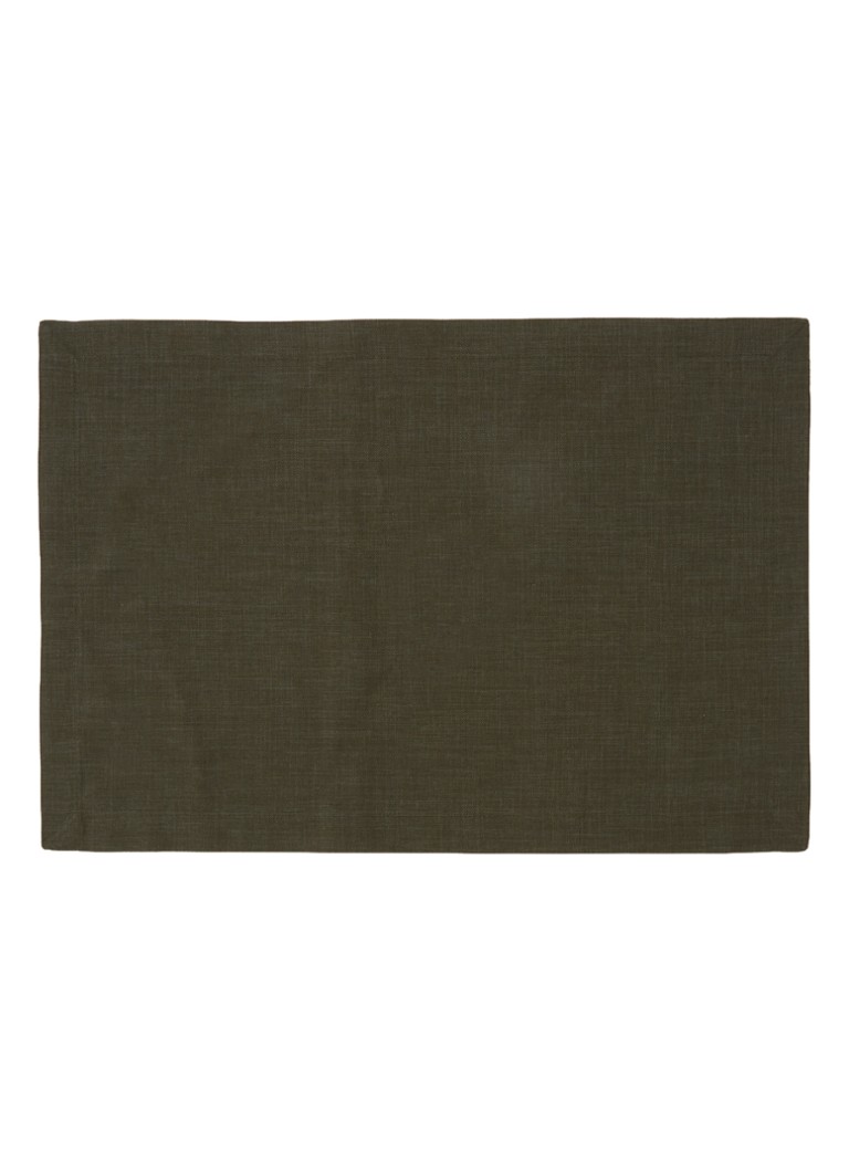 Sander Loft placemat 35 x 50 cm • Bronsgroen • de Bijenkorf