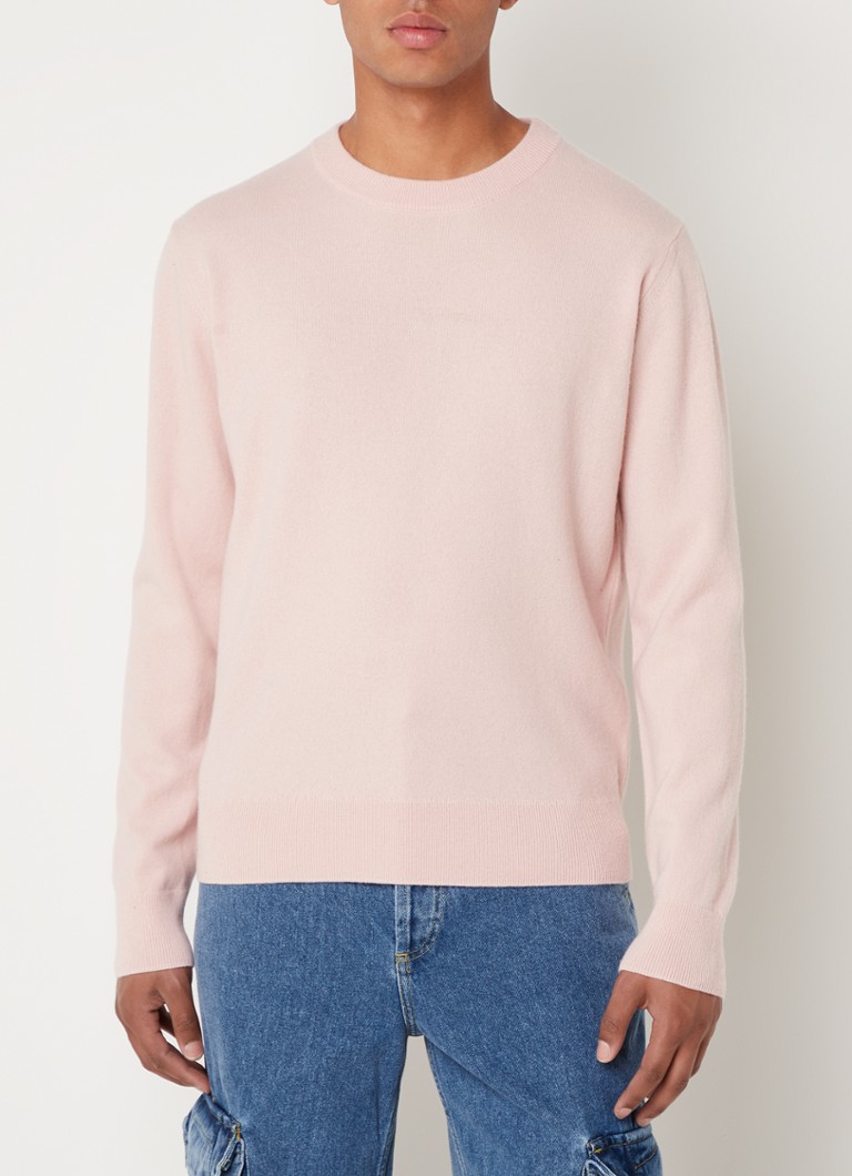 Sandro - Fijngebreide pullover in kasjmierblend - Roze