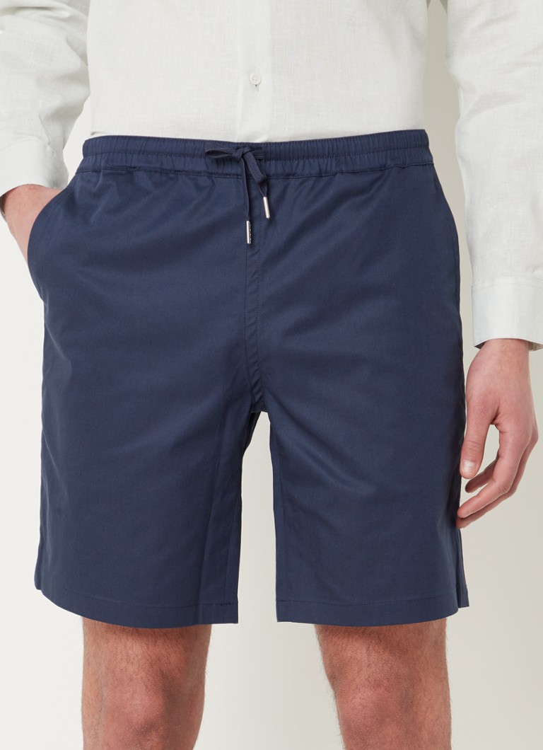 Sandro Regular fit korte broek met steekzakken • Blauw • de Bijenkorf