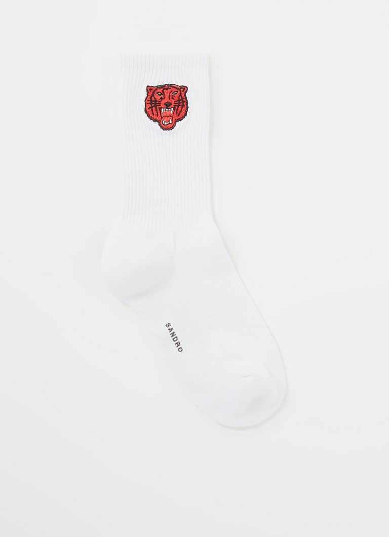 Sandro - Sokken met print - Wit