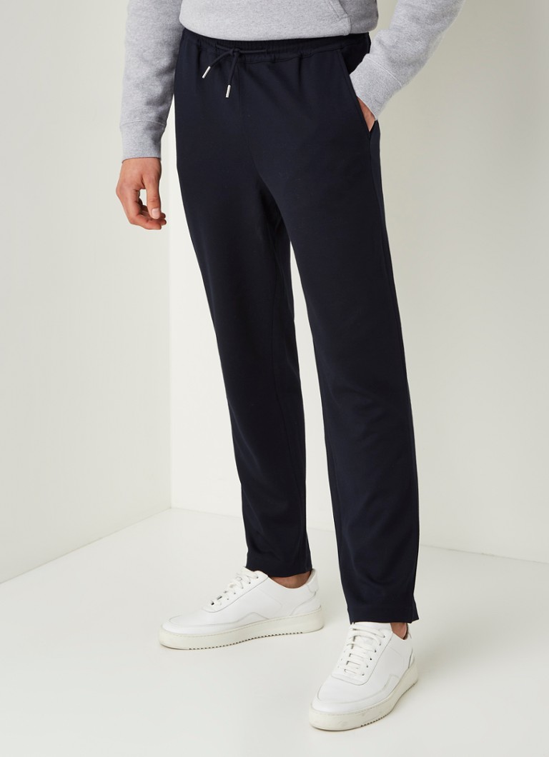 Sandro - Straight fit pantalon met steekzakken - Donkerblauw