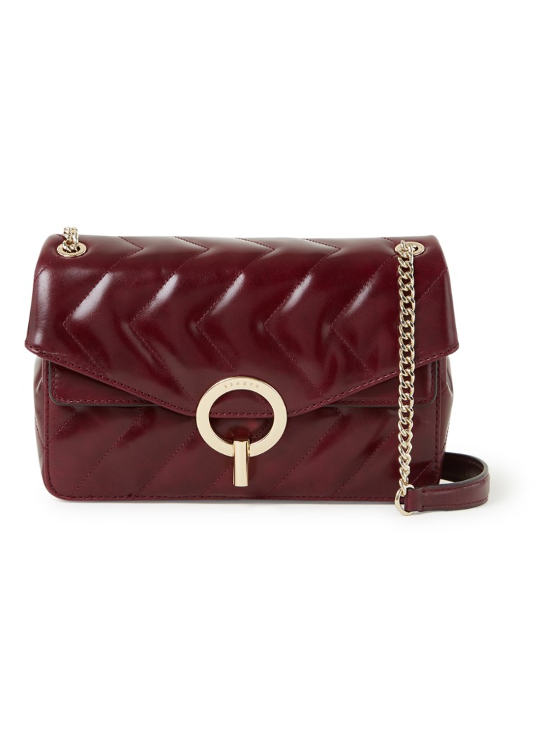 Sandro - Yza schoudertas van quilted leer - Brons
