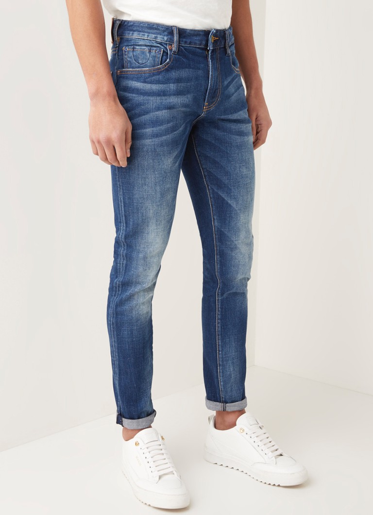 Scotch & Soda Skim slim fit jeans met medium wassing • de