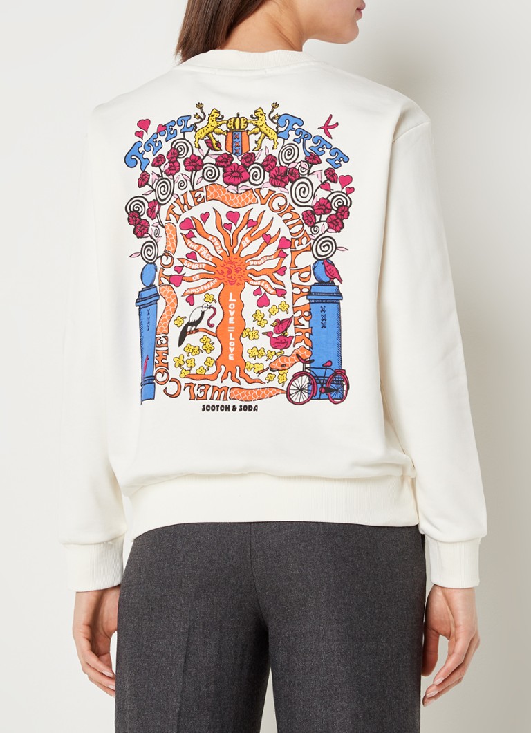 Aubergine veiligheid versneller Scotch & Soda Sweater met logoborduring en backprint • Ivoor • de Bijenkorf Aubergine veiligheid versneller Scotch & Soda Sweater met logoborduring en backprint • Ivoor • de Bijenkorf