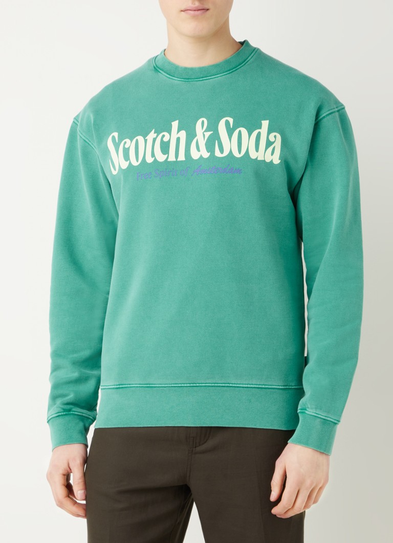 Zich verzetten tegen Voor een dagje uit Verbaasd Scotch & Soda Sweater met logoprint en verwassen look • Groen • de Bijenkorf Zich verzetten tegen Voor een dagje uit Verbaasd Scotch & Soda Sweater met logoprint en verwassen look • Groen • de Bijenkorf