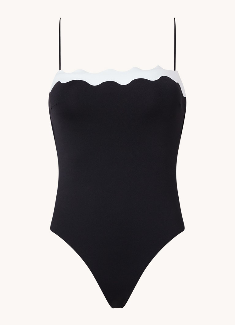Seafolly - Gia bandeau badpak met uitneembare vulling - Zwart