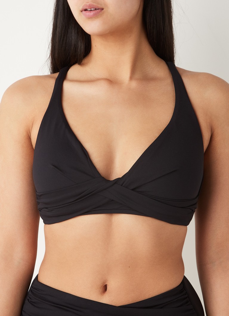 Seafolly bikinitop zonder beugel • Zwart • de