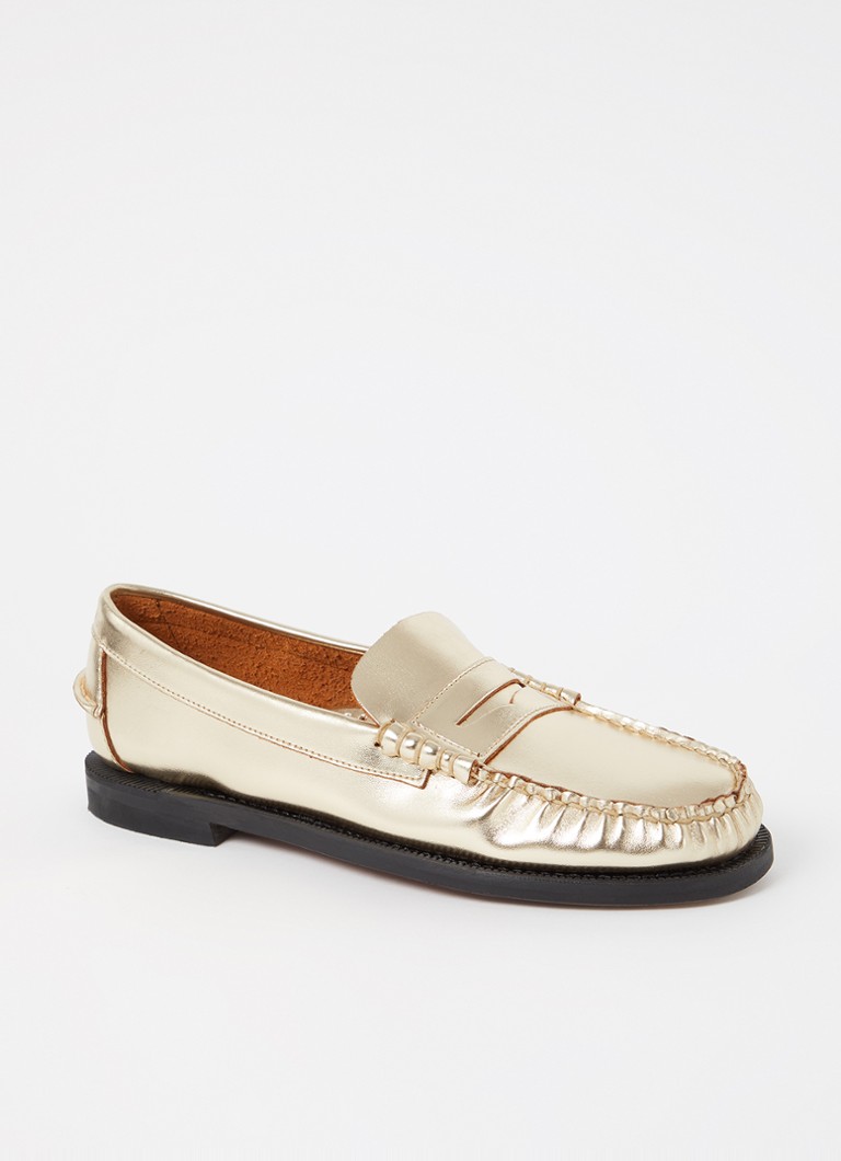 Sebago - Dan loafer met metallic finish - Goud