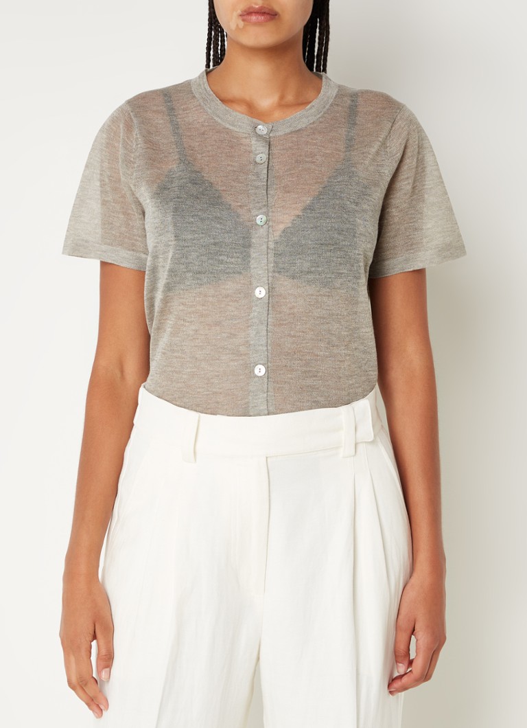 GRACE KARIN Femme Gilet de Tailleur Jacquard sans Manche