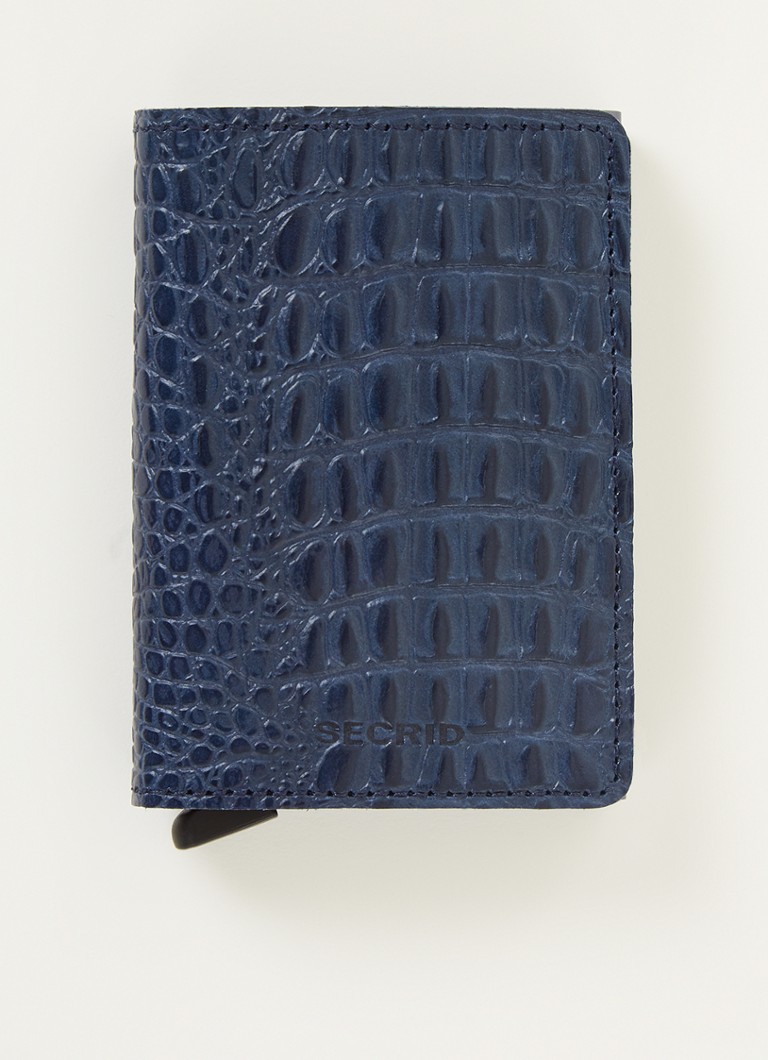 Secrid - Slimwallet Wallet pasjeshouder van leer - Donkerblauw