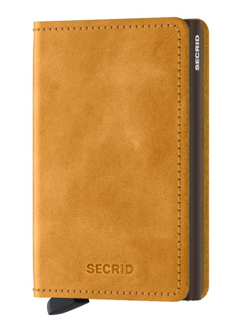 Secrid - Slimwallet Wallet pasjeshouder van leer  - Geel
