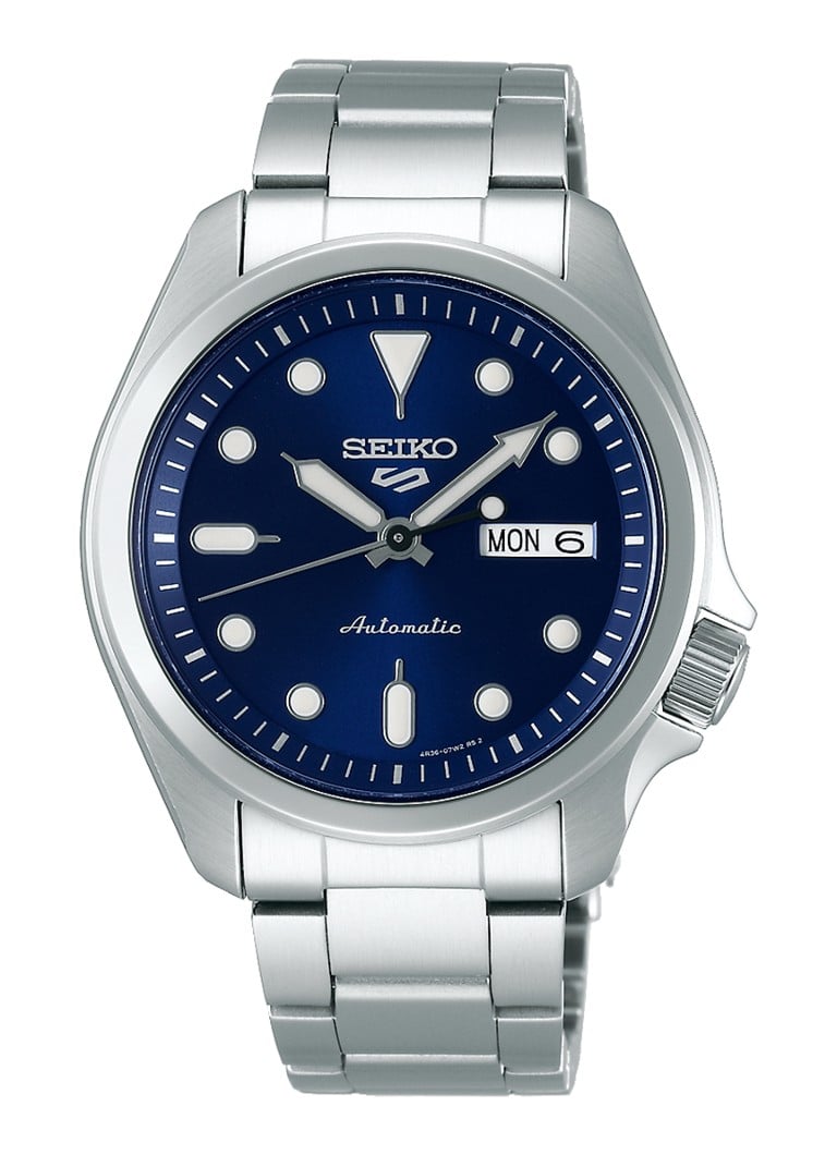 Zonnig heb vertrouwen Huichelaar Seiko 5 Sports Automatic horloge SRPE53K1 • Zilver • de Bijenkorf