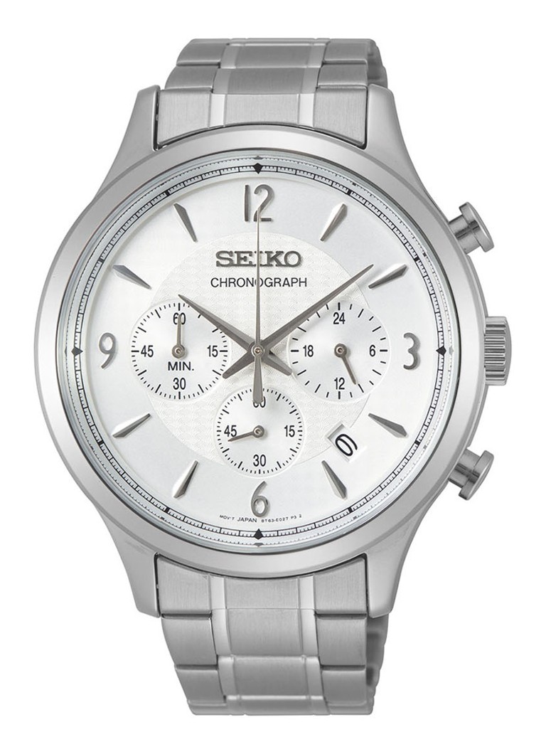 Seiko - Chrono horloge SSB337P1 - Zilver