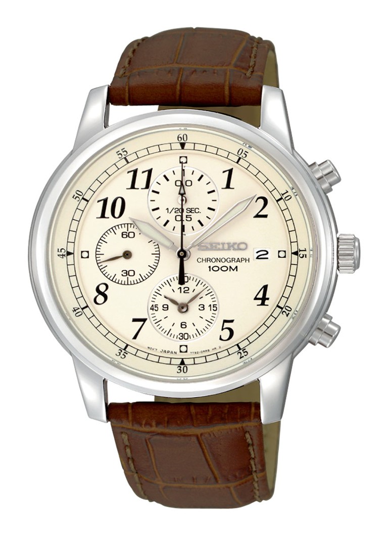 Seiko - Horloge Chronograph SNDC31P1 - Zilver