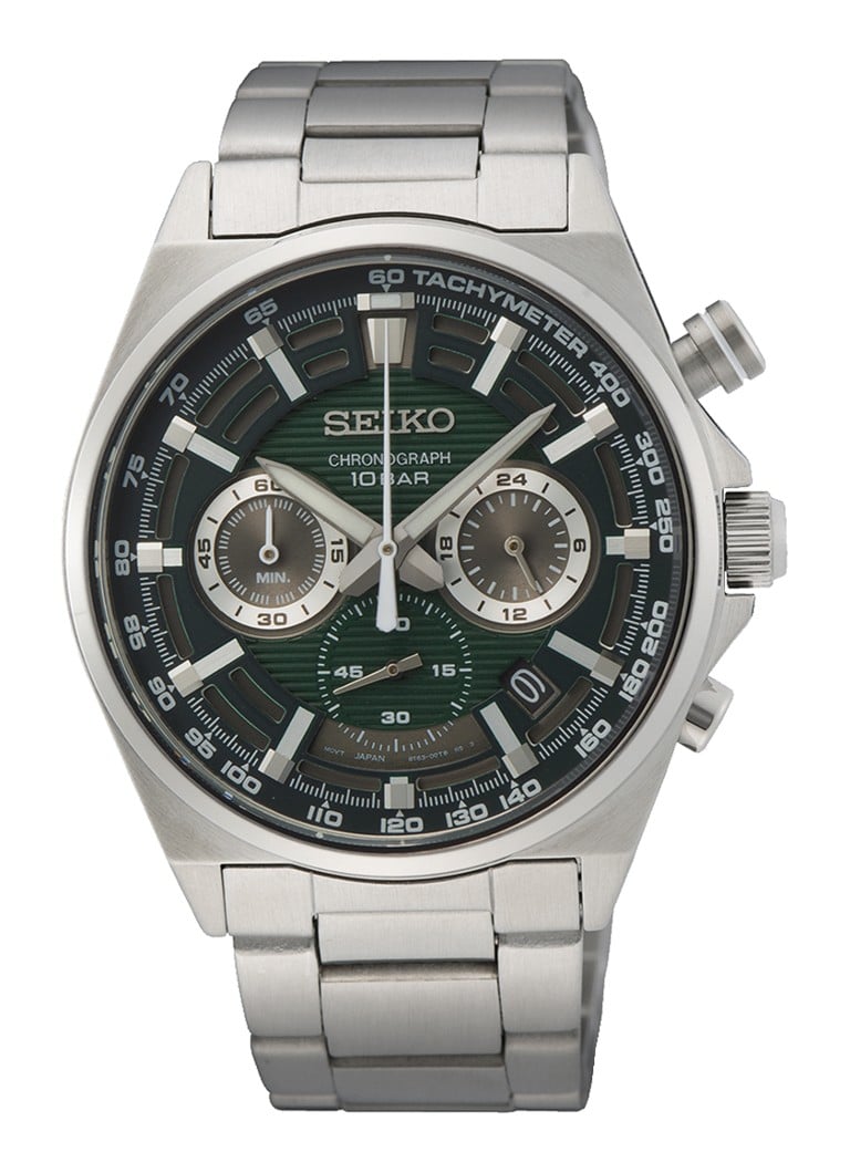 Seiko - New Link horloge SSB405P1 - Zilver