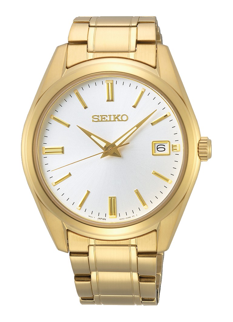 Seiko - New Link horloge SUR314P1 - Goud