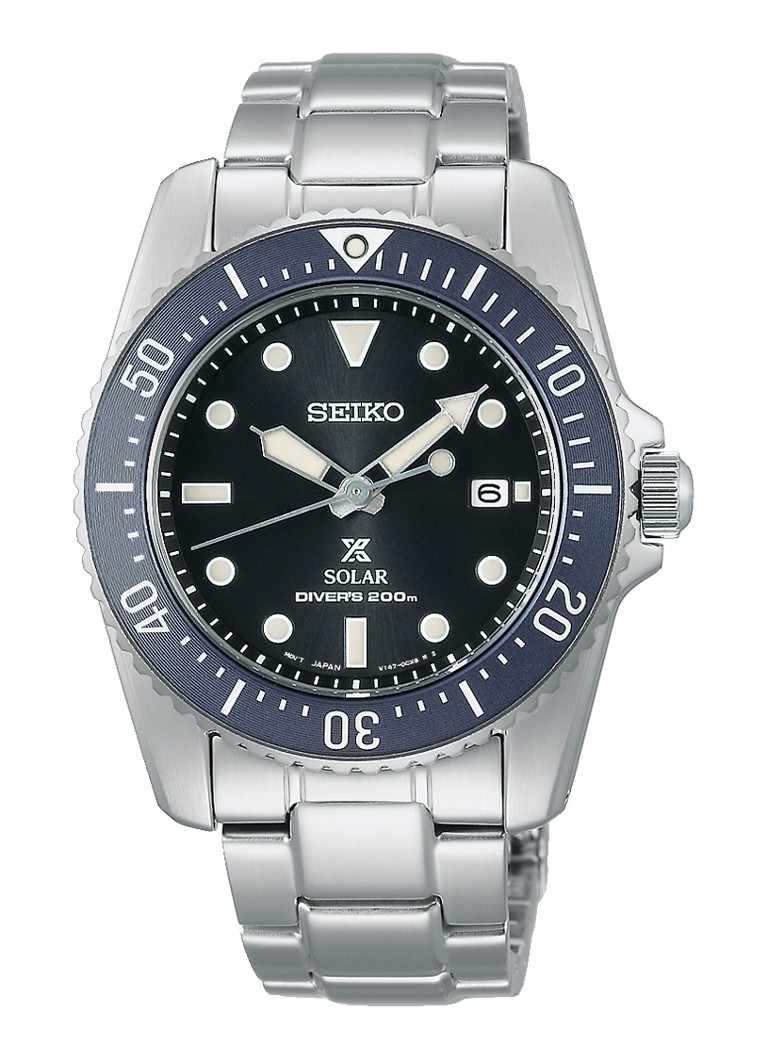 Seiko - Prospex Solar horloge SNE569P1 - Zilver