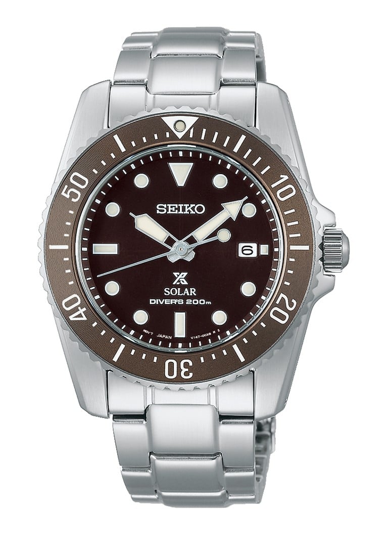 Seiko - Prospex Solar horloge SNE571P1 - Zilver